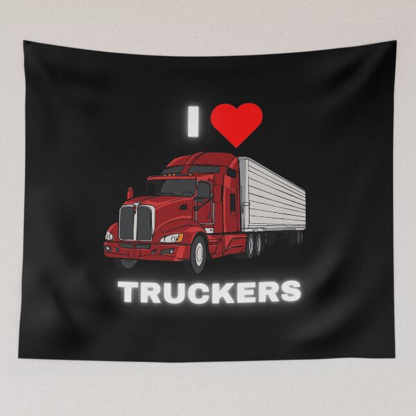 Item preview, I LOVE TRUCKERS designed and sold by Bart-Designs.