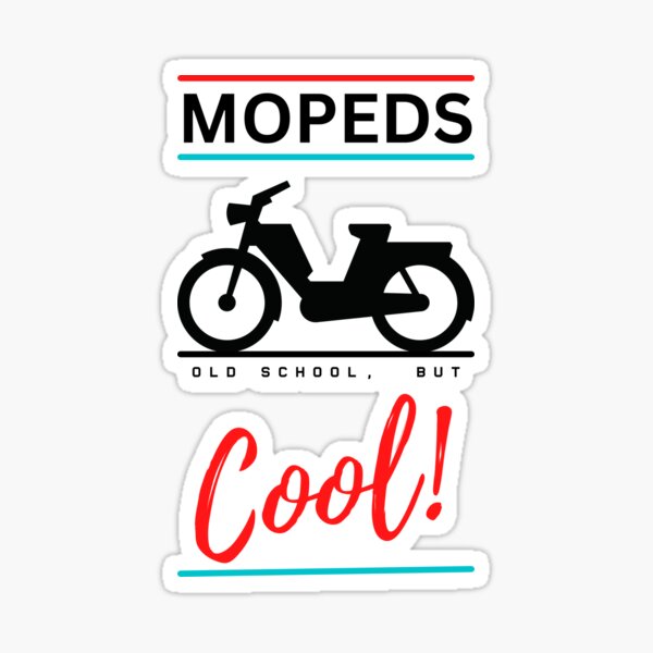 The Evil Moped Sticker for Sale by StuffByMarkUK