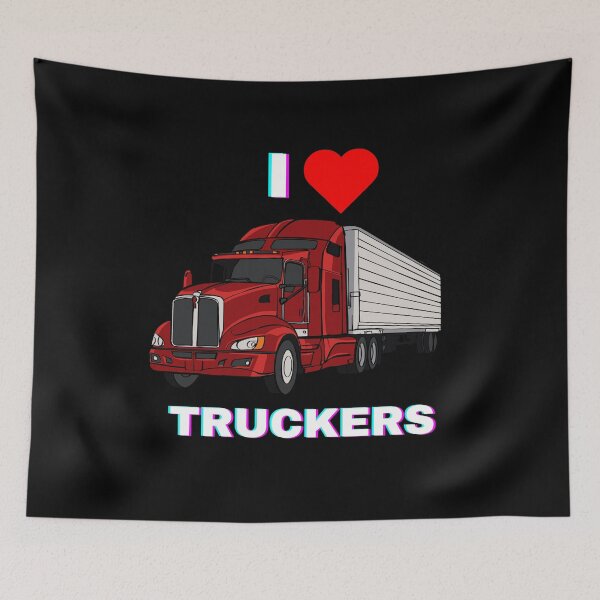 Item preview, I LOVE TRUCKERS designed and sold by Bart-Designs.