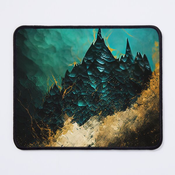 Item preview, Mount of doom with gloomy turqoiuse and gold designed and sold by Michael Bollin.
