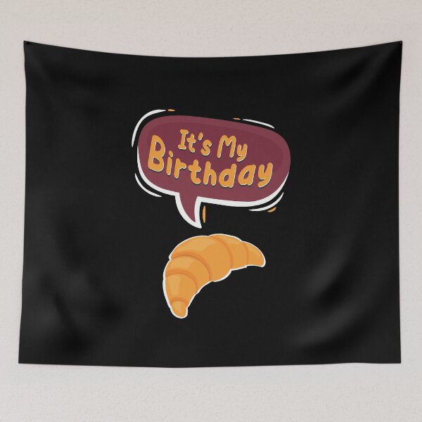 Item preview, National Croissant Day Birthday Funny Meme designed and sold by VIKING  PROJECT.