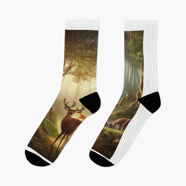 Item preview, Woodland with Deer Family 2 designed and sold by daisydance.