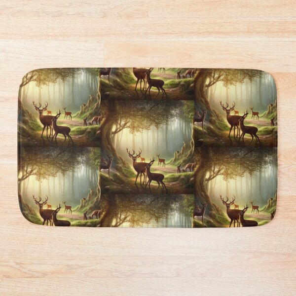 Item preview, Woodland with Deer Family 2 designed and sold by daisydance.