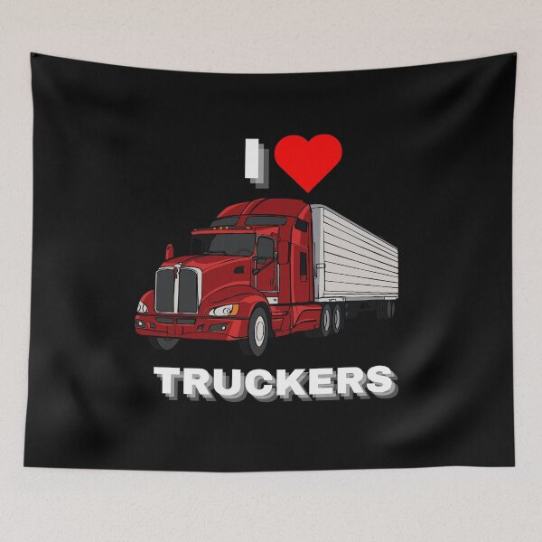 Item preview, I LOVE TRUCKERS designed and sold by Bart-Designs.