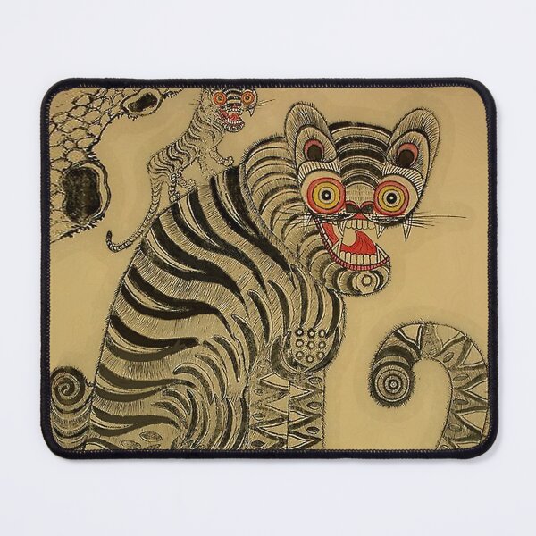 Item preview, Vintage Korean Tiger Minhwa Hanging Scroll designed and sold by PatricianneK.