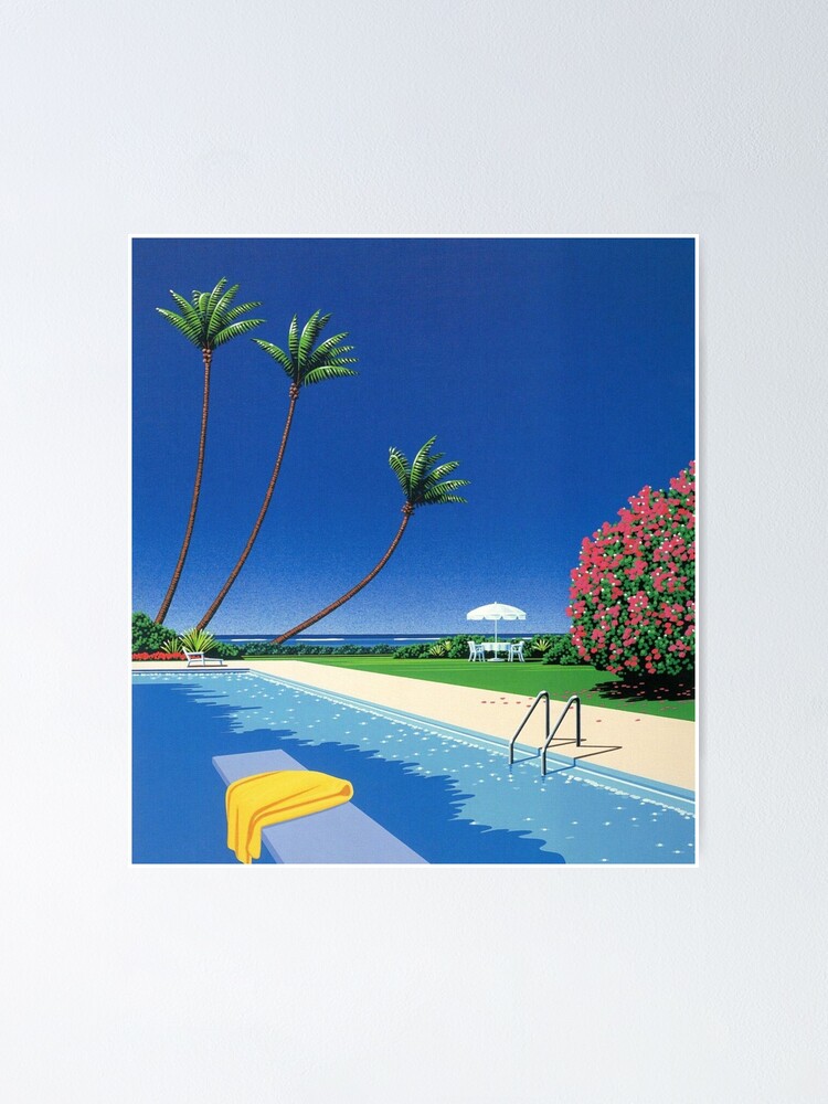 Poolside |Nagai | Hiroshi Art Prints | Poster