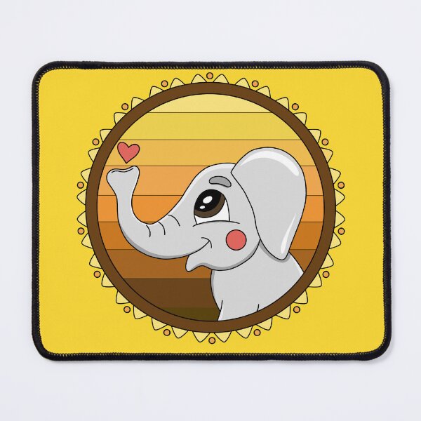 Item preview, Cute Elephant - Sunset #8 designed and sold by Desings-by-Tina.