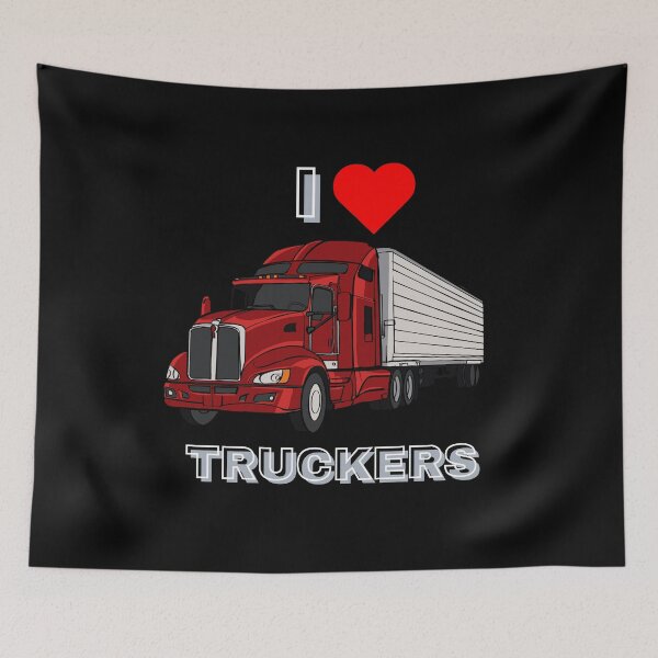 Item preview,  I LOVE TRUCKERS designed and sold by Bart-Designs.