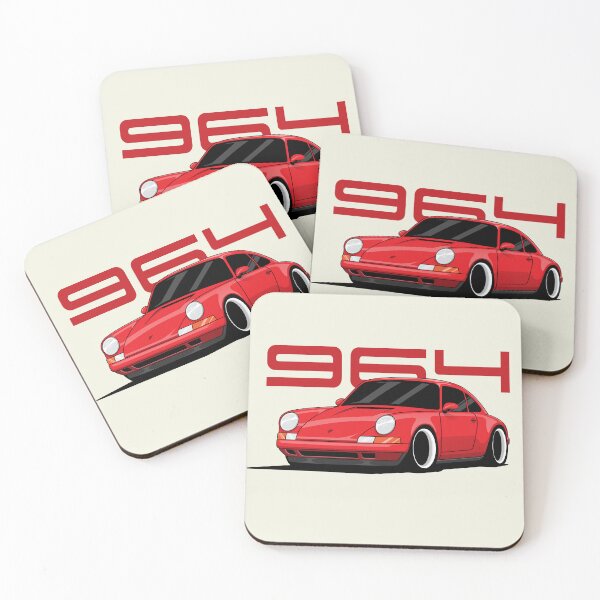 Item preview, Porsche 964 Ilustración Rojo designed and sold by blackdogshop.