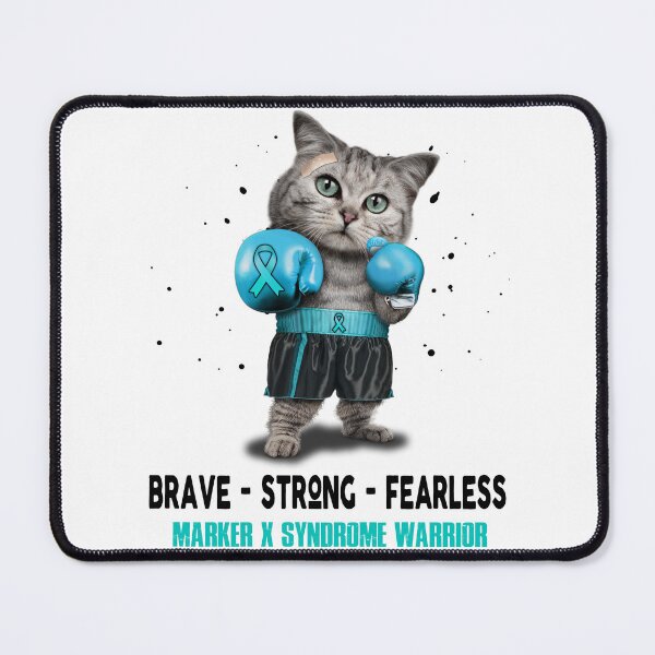 Item preview, Marker X Syndrome Warrior - BRAVE STRONG FEARLESS designed and sold by Berriosly.
