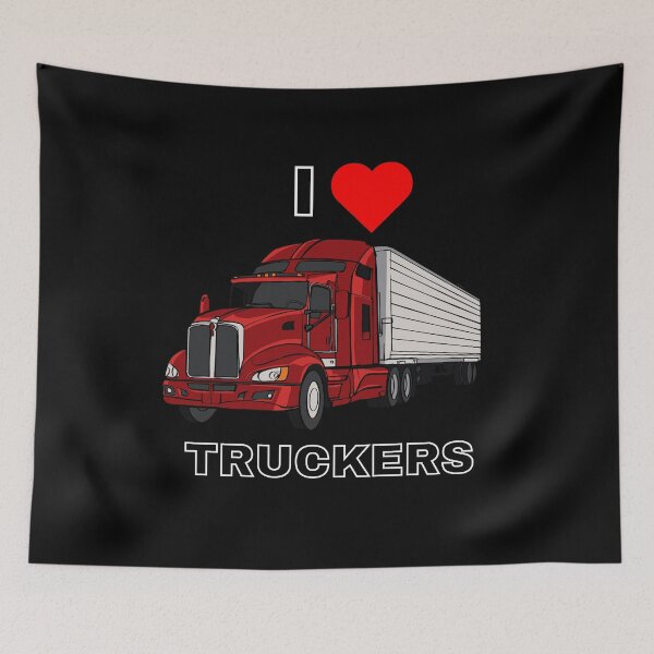 Item preview,   I LOVE TRUCKERS designed and sold by Bart-Designs.