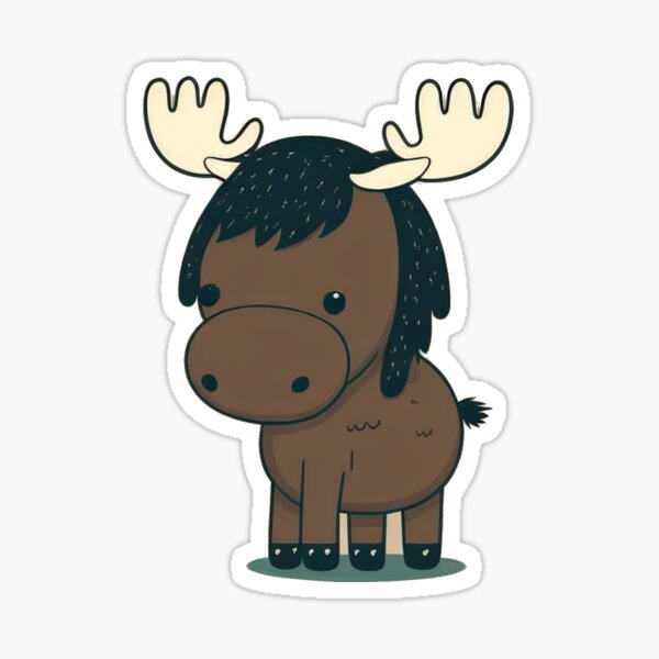 Item preview, Chibi moose designed and sold by Consciousmess.