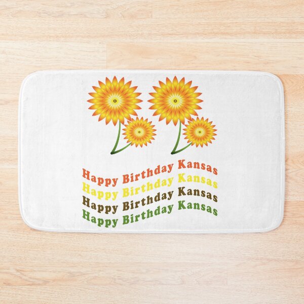 Artikelvorschau, Alles Gute zum Geburtstag Kansas entworfen und verkauft von Soudesign99.