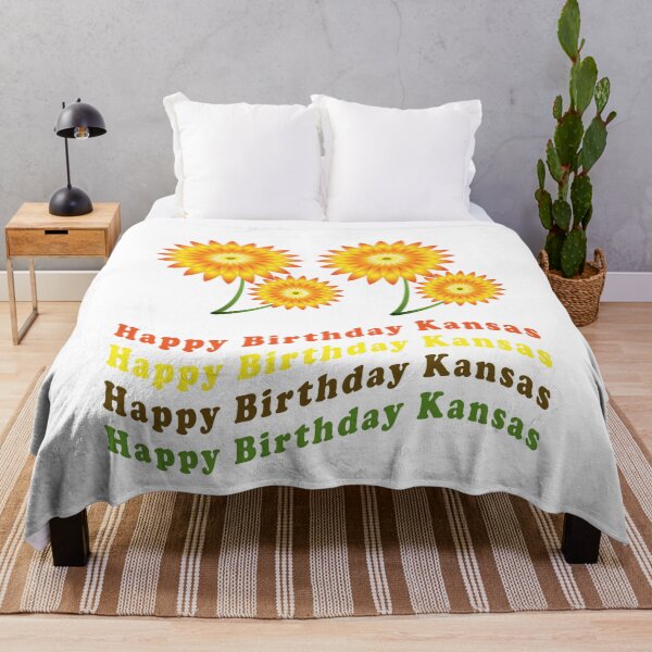 Artikelvorschau, Alles Gute zum Geburtstag Kansas entworfen und verkauft von Soudesign99.
