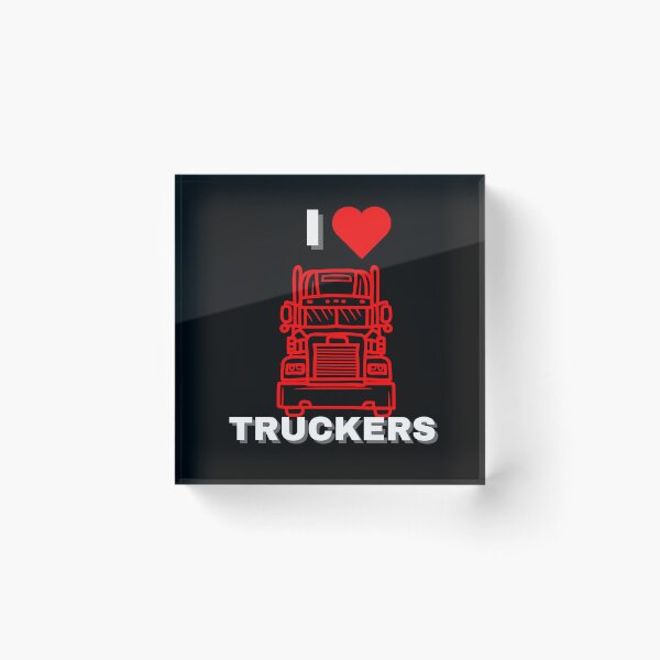 Item preview, I LOVE TRUCKERS designed and sold by Bart-Designs.