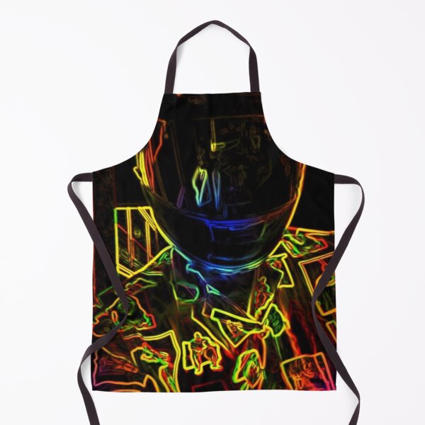 Item preview, Motorcycle helmet neon dude designed and sold by Neonmystiq.