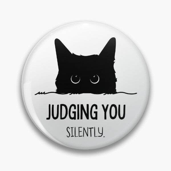 Item preview, Cat Judging You Silently designed and sold by SqueakitySqueak.