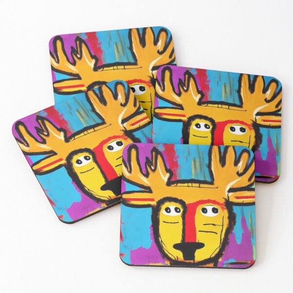 Item preview, Just A Girl Who Loves Moose Street Art Style designed and sold by itzbart.