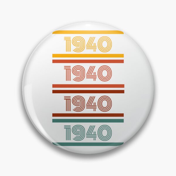 Item preview, Vintage 1940 multi color typography designed and sold by ZoesAttic.