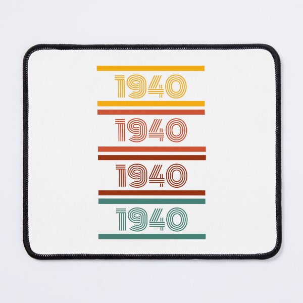 Item preview, Vintage 1940 multi color typography designed and sold by ZoesAttic.