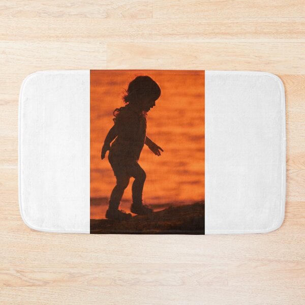 Item preview, Young Girl Playing on the Beach at Sunset designed and sold by Jeff Goulden Photography.