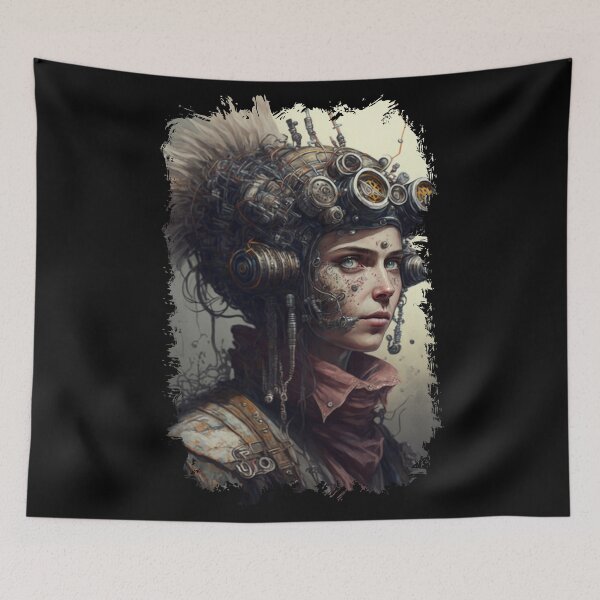 Item preview, Alien Women Empress Warrior of Ferocious Envy Punk designed and sold by Bold Dark savage.