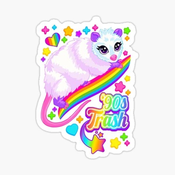 Lisa Frank Girl Stickers, Lisa Frank Party Decor, Lisa Frank Craft