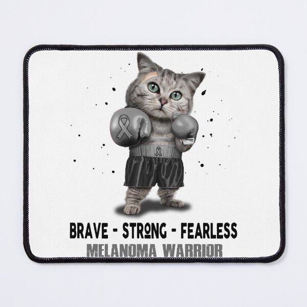 Item preview, Melanoma Warrior - BRAVE STRONG FEARLESS designed and sold by Berriosly.
