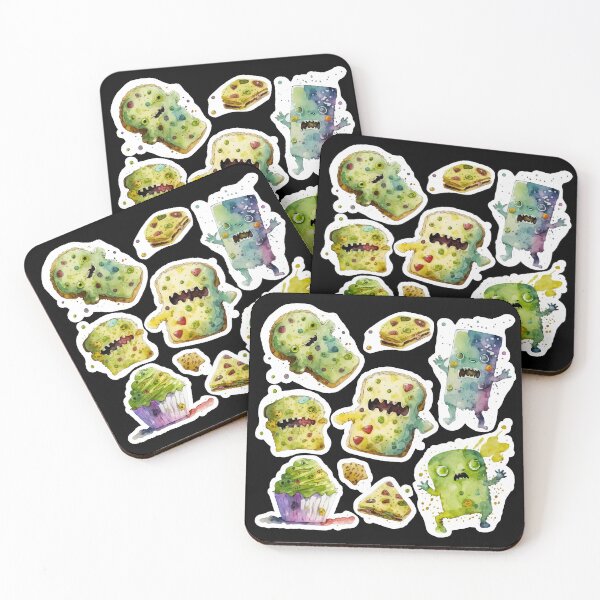 Item preview, Funny Zombie Cookies, Watercolor Cookies designed and sold by MoonFoxDesign.