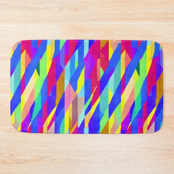 Item preview, Abstract Shapes Bright Colors Pattern v2 designed and sold by FlakeyBiscuit3.