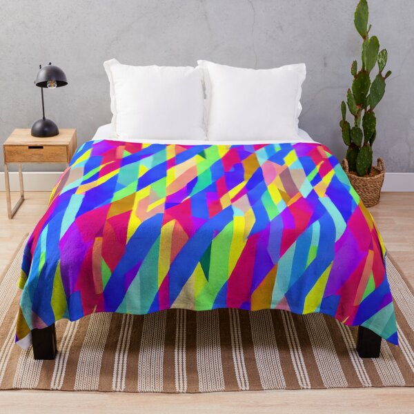 Item preview, Abstract Shapes Bright Colors Pattern v2 designed and sold by FlakeyBiscuit3.
