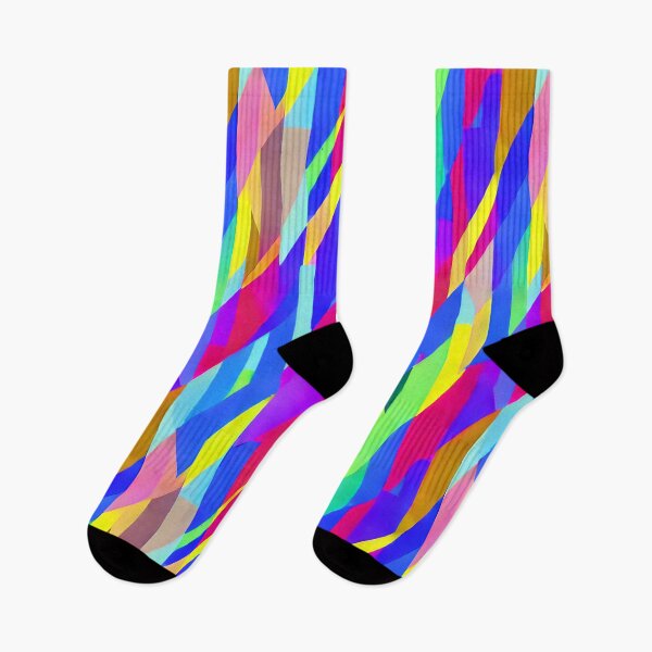 Item preview, Abstract Shapes Bright Colors Pattern v2 designed and sold by FlakeyBiscuit3.
