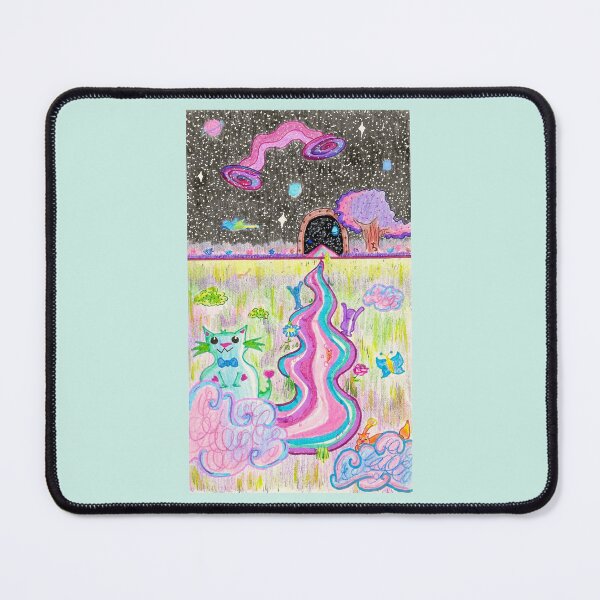 Item preview, Cute Galaxy Space Alien Fantasy World designed and sold by Harold-Inks.