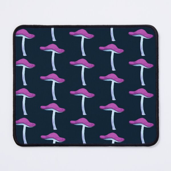 Item preview, Purple Mushroom Fungi One Long Glowing Glossy Nature Painting designed and sold by paisleyaloucks.