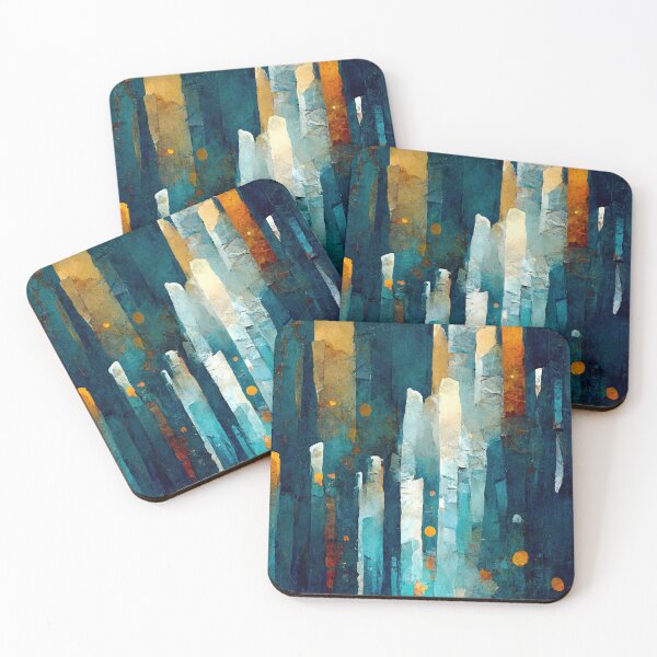 Item preview, Abstract quarry view with stone blocks designed and sold by Michael Bollin.