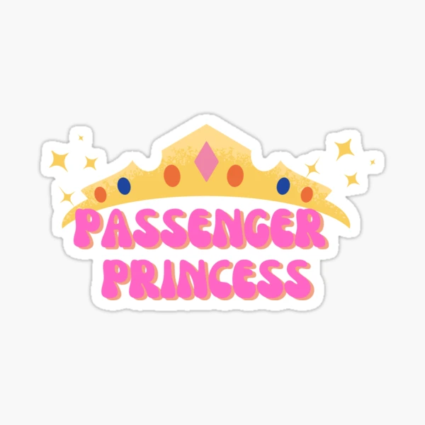 passenger princess blue Sticker for Sale by Luxuradesign