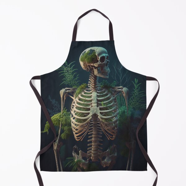 Item preview, Skeleton with moss, Poster designed and sold by SkullandKitten.