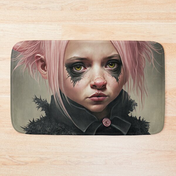 Item preview, Cute little piglet goth girl designed and sold by Simone Davino.
