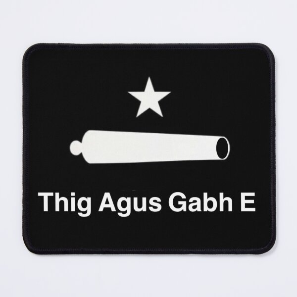 Item preview, Black Scottish Gaelic CATI Flag (bratach dubh na h-Alba ‘thig agus gabh e’) designed and sold by JonathanR1994.