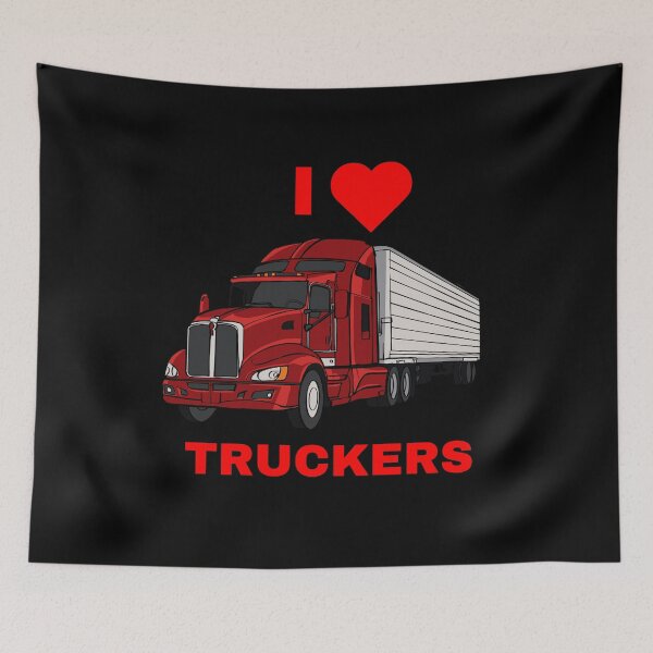 Item preview,   I LOVE TRUCKERS designed and sold by Bart-Designs.