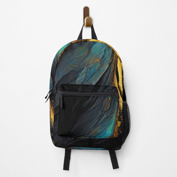 Item preview, Golden shiny lava inside the blue volcano designed and sold by Michael Bollin.