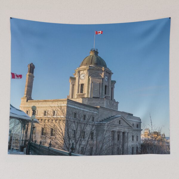 Item preview, Quebec, Canada, Clock Tower, Old Post Office, Historic Architecture designed and sold by SafariByMarisa.
