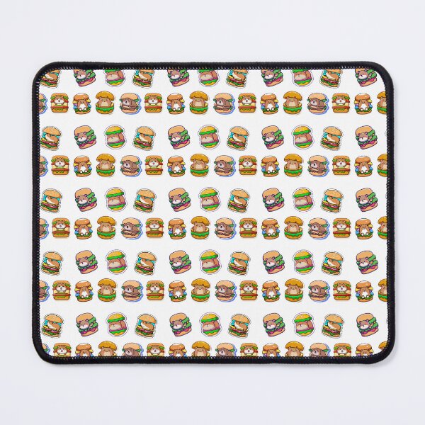 Item preview, Hamburger sticker - Hamster burger designed and sold by sweetiejojo.
