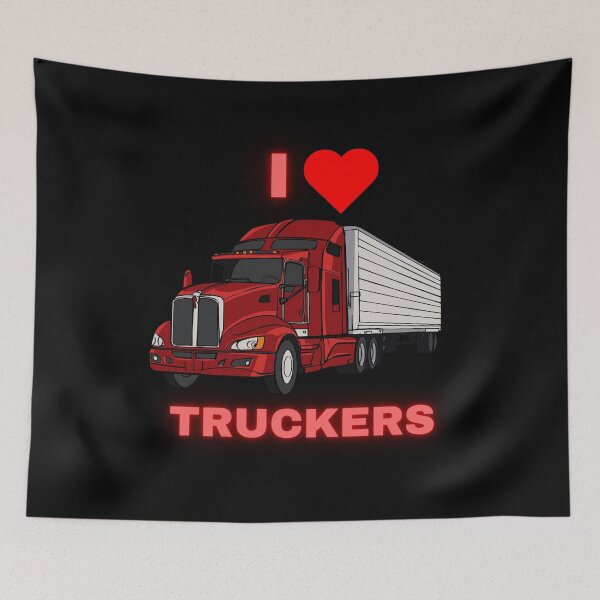 Item preview,   I LOVE TRUCKERS designed and sold by Bart-Designs.
