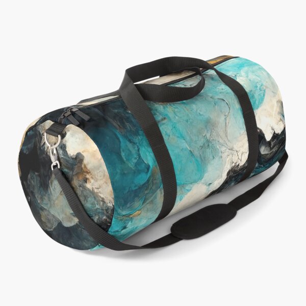 Item preview, Misty mountains made with gold, black and turquoise designed and sold by Michael Bollin.