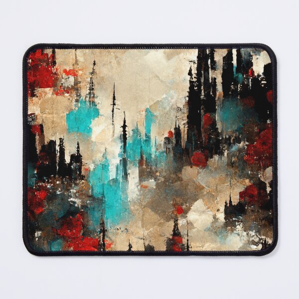 Item preview, Abstract city with the towers and fog designed and sold by Michael Bollin.