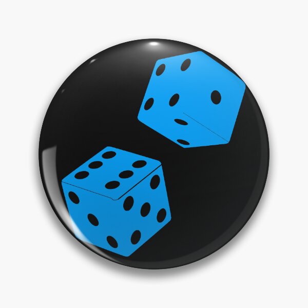 Item preview, Blue 2 Dice designed and sold by LEOEXPRESS.