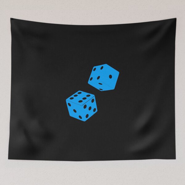 Item preview, Blue 2 Dice designed and sold by LEOEXPRESS.