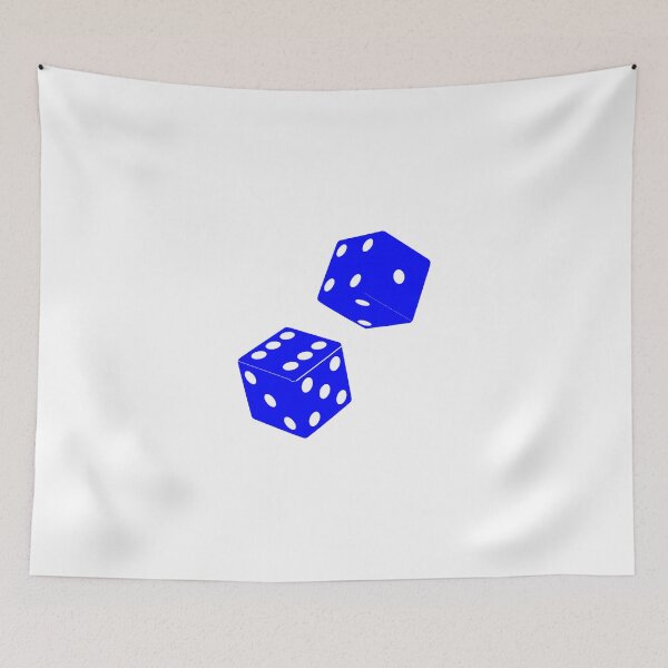 Aperçu de l'œuvre Navy Blue 2 Dice créée et vendue par LEOEXPRESS.