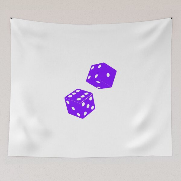 Aperçu de l'œuvre Purple 2 Dice créée et vendue par LEOEXPRESS.